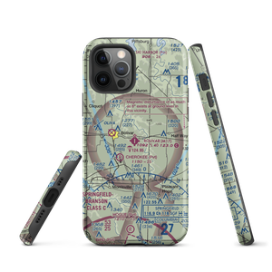 Bolivar Municipal Airport (M17) VFR Sectional  Tough iPhone Case