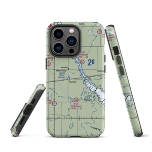 Boll Brothers Airstrip (NA03) VFR Sectional  Tough iPhone Case