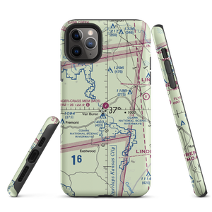 Bollinger-Crass Memorial Airport (MO5) VFR Sectional  Tough iPhone Case