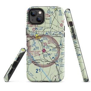 Bolton Airport (1TE3) VFR Sectional  Tough iPhone Case