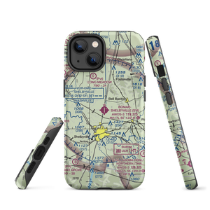 Bomar Field Shelbyville Municipal Airport (SYI) VFR Sectional  Tough iPhone Case