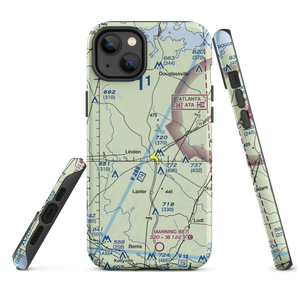 Boon/Lovelace Airport (5TX8) VFR Sectional  Tough iPhone Case