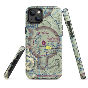 Boone County Airport (HRO) VFR Sectional  Tough iPhone Case