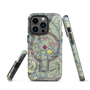 Boone County Airport (HRO) VFR Sectional  Tough iPhone Case