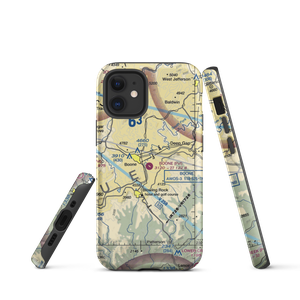 Boone Inc Airport (NC14) VFR Sectional  Tough iPhone Case