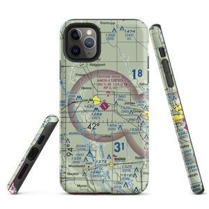 Boone Municipal Airport (BNW) VFR Sectional  Tough iPhone Case