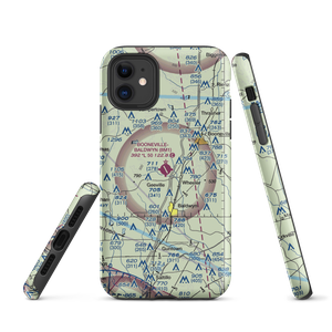 Booneville Baldwyn Airport (8M1) VFR Sectional  Tough iPhone Case