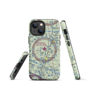 Booneville Baldwyn Airport (8M1) VFR Sectional  Tough iPhone Case