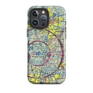 Bootlegger's Seaplane Base (CT87) VFR Sectional  Tough iPhone Case