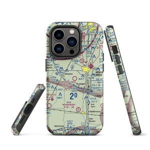 Bordner Airport (3D8) VFR Sectional  Tough iPhone Case