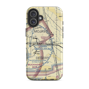 Boron Airstrip (57CL) VFR Sectional  Tough iPhone Case