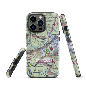 Bossey's Seaplane Base (16NH) VFR Sectional  Tough iPhone Case