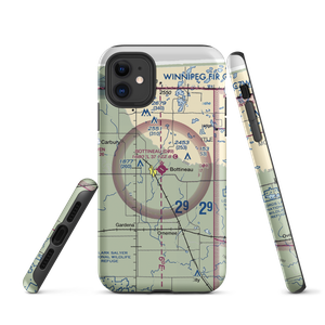 Bottineau Municipal Airport (D09) VFR Sectional  Tough iPhone Case