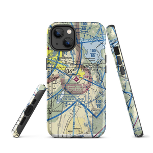 Boulder City Municipal Airport (BVU) VFR Sectional  Tough iPhone Case