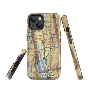 Boulder Creek Airstrip (44ID) VFR Sectional  Tough iPhone Case