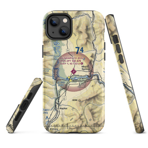 Boundary County Airport (65S) VFR Sectional  Tough iPhone Case