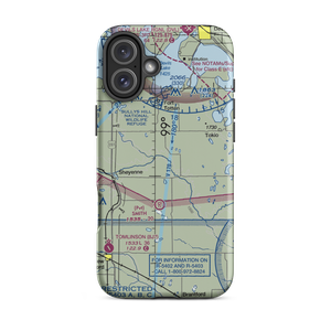 Bouret Ranch Airport (NA06) VFR Sectional  Tough iPhone Case