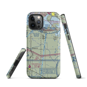 Bouret Ranch Airport (NA06) VFR Sectional  Tough iPhone Case