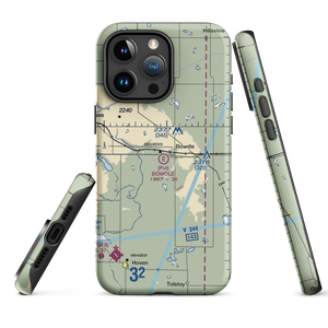 Bowdle Municipal Airport (5P3) VFR Sectional  Tough iPhone Case