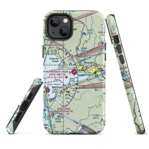 Bowerman Airport (HQM) VFR Sectional  Tough iPhone Case