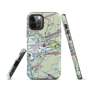 Bowerman Airport (HQM) VFR Sectional  Tough iPhone Case