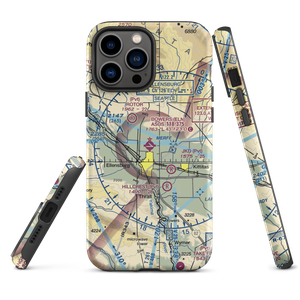 Bowers Field (ELN) VFR Sectional  Tough iPhone Case