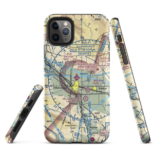 Bowers Field (ELN) VFR Sectional  Tough iPhone Case