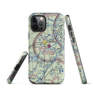 Bowlin Airport (IN85) VFR Sectional  Tough iPhone Case