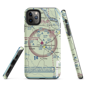 Bowling Green Municipal Airport (H19) VFR Sectional  Tough iPhone Case