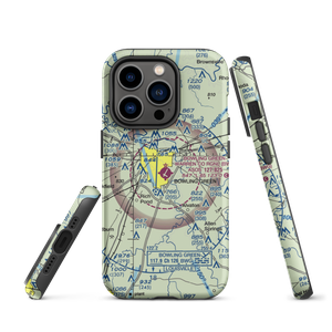 Bowling Green Warren County Regional Airport (BWG) VFR Sectional  Tough iPhone Case