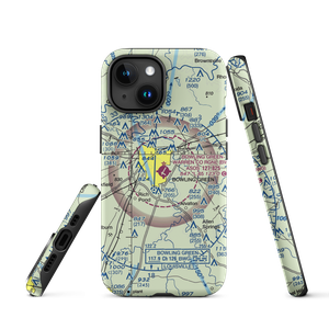 Bowling Green Warren County Regional Airport (BWG) VFR Sectional  Tough iPhone Case