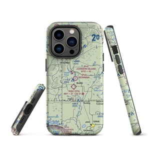 Bowman Airstrip (32WN) VFR Sectional  Tough iPhone Case