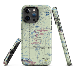 Bowman Airstrip (32WN) VFR Sectional  Tough iPhone Case