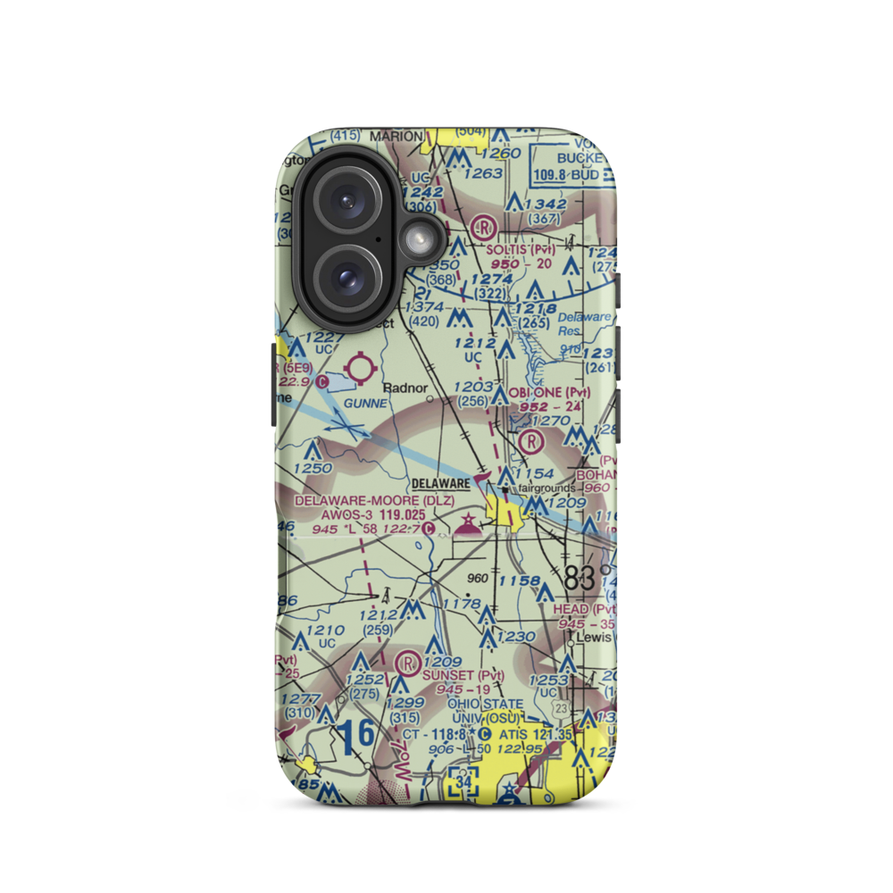 Bowman Field (63OI) VFR Sectional  Tough iPhone Case iPhone 16 model shown
