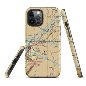 Bowman Field (ID52) VFR Sectional  Tough iPhone Case