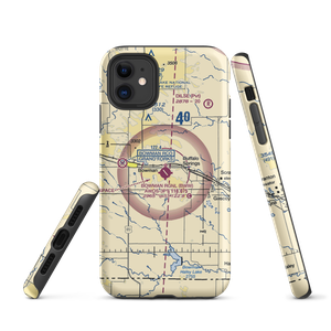 Bowman Regional Airport (BWW) VFR Sectional  Tough iPhone Case