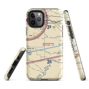 Boyd's Turf Airport (0NA9) VFR Sectional  Tough iPhone Case