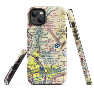 Boyle R & D Airport (63WA) VFR Sectional  Tough iPhone Case