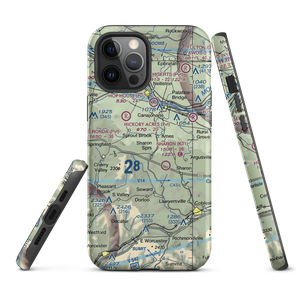 Boyle's Landing Airport (NK91) VFR Sectional  Tough iPhone Case