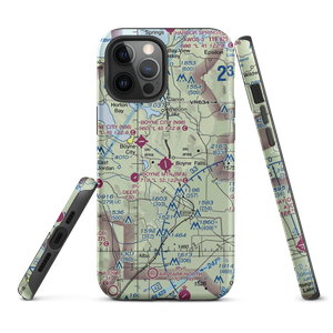 Boyne Mountain Airport (BFA) VFR Sectional  Tough iPhone Case