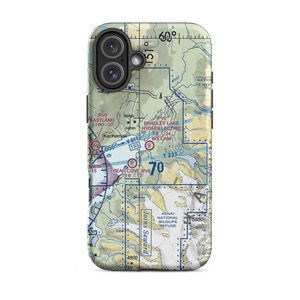 Bradley Lake Hydroelectri Project Airstrip (0AK7) VFR Sectional  Tough iPhone Case