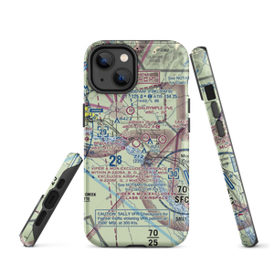 Bradley Sky-Ranch Airport (95Z) VFR Sectional  Tough iPhone Case