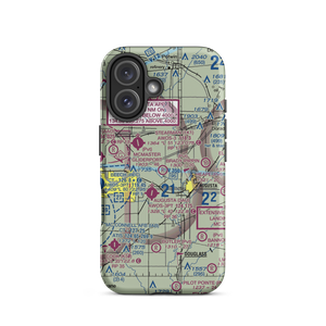 Brady-Pippin Airport (SN20) VFR Sectional  Tough iPhone Case