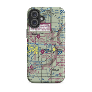 Brady-Pippin Airport (SN20) VFR Sectional  Tough iPhone Case