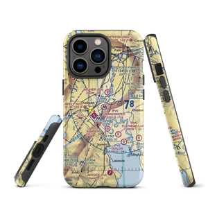 Braidwater Farm Airport (2MT2) VFR Sectional  Tough iPhone Case