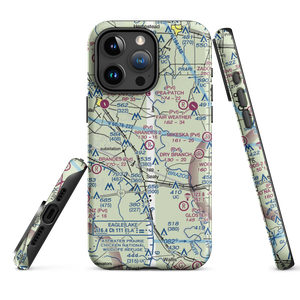 Brandes Air Field 2 (90TS) VFR Sectional  Tough iPhone Case