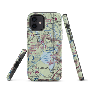 Brandy Pond Seaplane Base (5ME) VFR Sectional  Tough iPhone Case