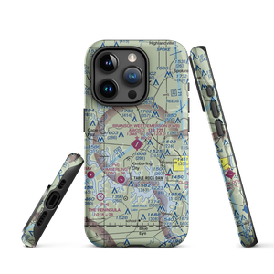 Branson West Airport (FWB) VFR Sectional  Tough iPhone Case