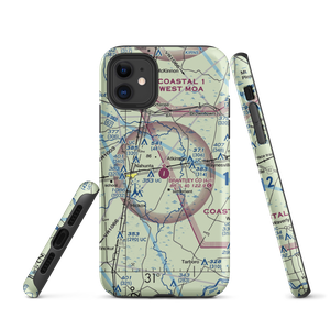 Brantley County Airport (4J1) VFR Sectional  Tough iPhone Case