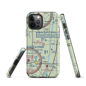 Breckenridge Airport (1AR0) VFR Sectional  Tough iPhone Case